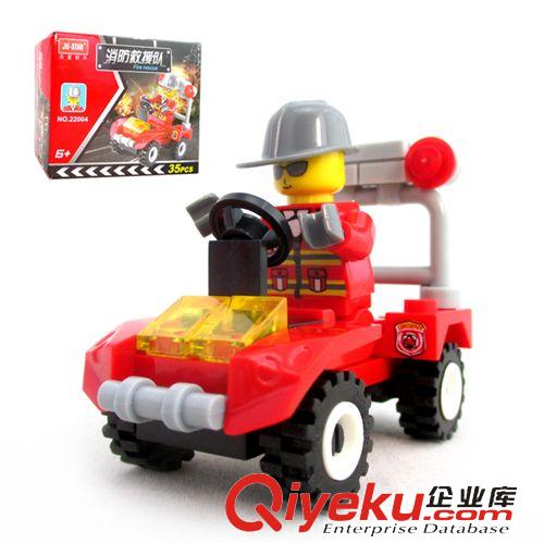 杰星積木 zp杰星 兒童禮品益智拼裝積木玩具 城市施工 21007