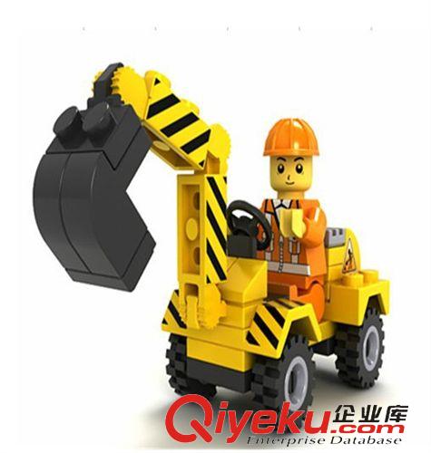 杰星積木 杰星zp 消防緊急車 早教啟蒙 兒童玩具 迷你拼裝積木 22004