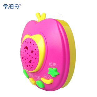 故事機(jī) 早教蘋(píng)果故事機(jī)學(xué)習(xí)機(jī) 兒童故事機(jī)投影早教機(jī)講故事 兒童故事玩具原始圖片2