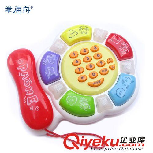 櫥窗推薦 啟蒙玩具音樂電話機寶寶益智早教玩具1-3歲 多功能兒童電話機玩具原始圖片3