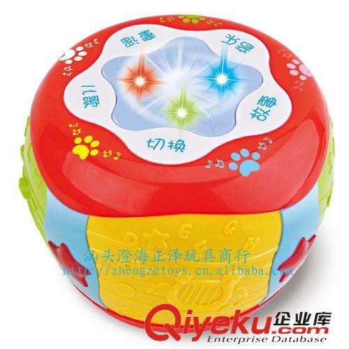 兒童益智玩具 103560 鴻樂手拍鼓動(dòng)感鼓音樂觸摸式 多功能電動(dòng)拍拍鼓 零售混批原始圖片2