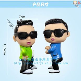 小玩具 玩具配件 風靡全球江南style玩具 鳥叔公仔玩具 江南style模型玩偶原始圖片2