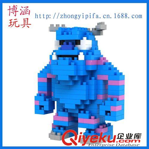 熱銷品牌玩具 新款LOZ俐智顆粒積木 9163 怪獸大學(xué)藍(lán)毛怪 益智玩具 熱賣玩具原始圖片2