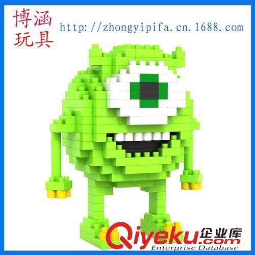 LOZ益智積木系列 新款LOZ俐智顆粒積木 9163 怪獸大學藍毛怪 益智玩具 熱賣玩具原始圖片3