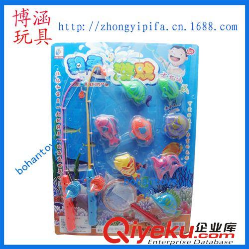 夏天玩具 11件套磁性釣魚套裝 兩個(gè)釣魚竿 夏天促銷玩具 親子游戲玩具原始圖片3