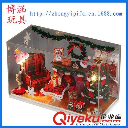 創(chuàng)意家居 精品 聲控音樂燈光木質(zhì)拼裝壁爐套裝 新奇特兒童過家家玩具 精美擺設(shè)品