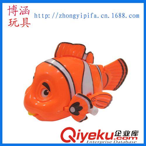 小玩具系列 上鏈小丑魚 發條玩具 可愛搖尾巴 眼睛會動 會吐舌 上鏈益智玩具