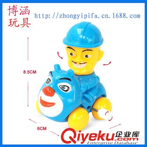 小玩具系列 熊出沒上鏈卡通搖擺車 新奇特熊二背光頭強(qiáng) 發(fā)條玩具批發(fā)地?cái)偀豳u