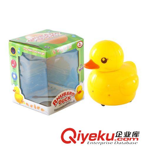 新品上架 兒童玩具 會下蛋的大黃鴨 電動萬向轉燈光音樂 兒童益智玩具批發原始圖片3