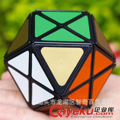 zp藍(lán)藍(lán)魔方 【藍(lán)藍(lán)zp十二軸十四面體黑色】異形專(zhuān)業(yè)比賽魔方益智玩具批發(fā)原始圖片2