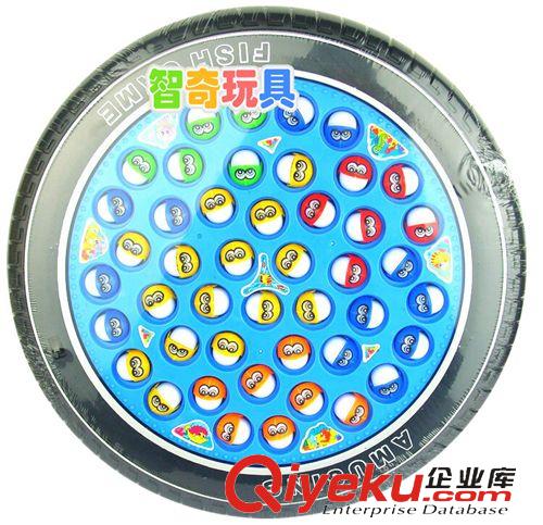 遙控/電動玩具 蓬越大號45條魚釣魚玩具 輪胎造型旋轉音樂釣魚兒童益智玩具20109