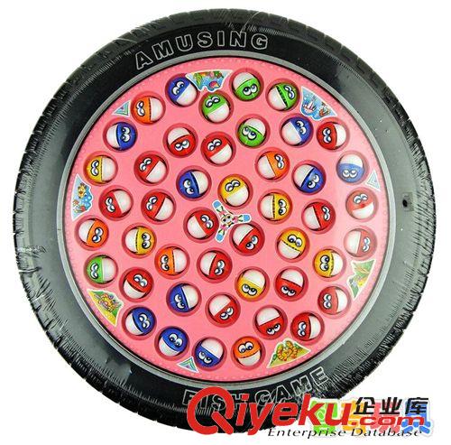 遙控/電動玩具 蓬越大號45條魚釣魚玩具 輪胎造型旋轉音樂釣魚兒童益智玩具20109