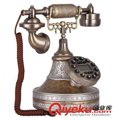 家居用品 佳話坊 歐式家用座機(jī)創(chuàng)意電話復(fù)古式電話機(jī)仿古固定電話話新款原始圖片2