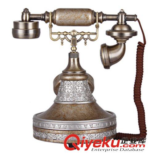 家居用品 佳話坊 歐式家用座機(jī)創(chuàng)意電話復(fù)古式電話機(jī)仿古固定電話話新款原始圖片3