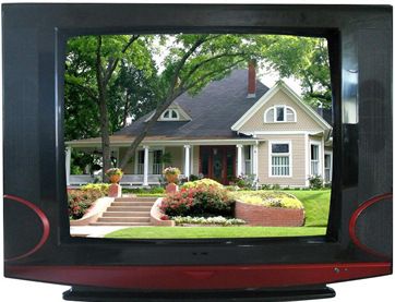 出口南美CRT TV 出口全新管SLIM21” 超薄純平彩色電視機原始圖片3