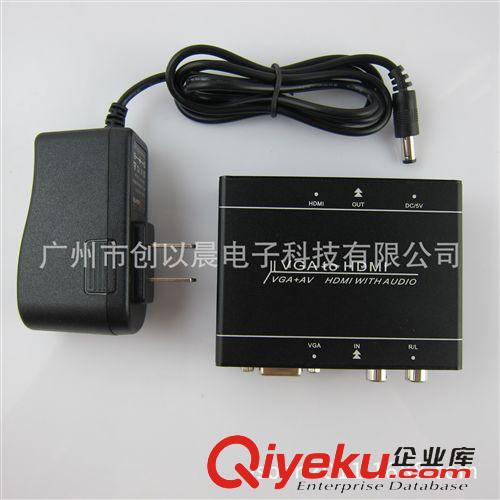 HDMI切换器 高清VGA转HDMI 转换器 VGA+R/L 转HDMI VGA TO HDMI 1080P