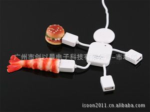 USBHUB 大量供應(yīng)USB HUB USB集線器 USB分線器 人形hub