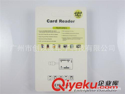USB讀卡器 廠家供應(yīng)USB讀卡器 鋁合金讀卡器 迷你讀卡器 全合一讀卡器（綠）原始圖片3