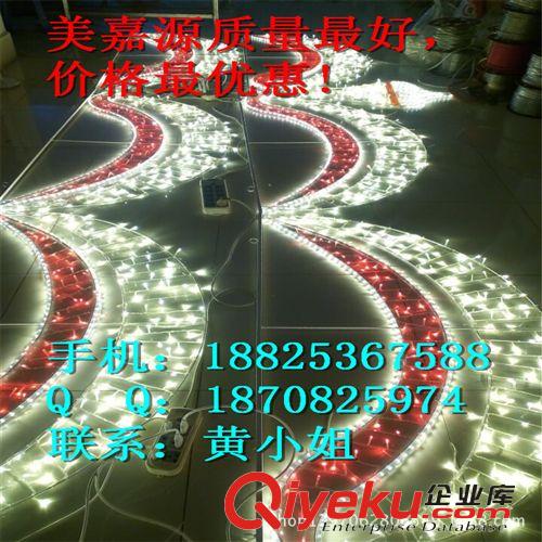 9月LED路灯杆造型灯|过街灯 gd款式月亮型的LED网灯 路灯杆装饰灯 15厘米LED雪花过街灯