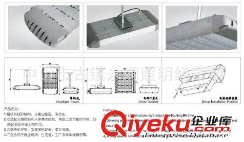 新款LED模塊路燈（多功能燈具） 廠家供應LED模塊路燈 180W單顆 多功能燈具原始圖片2