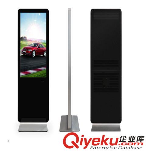 立式廣告機 55寸落地立式廣告機 單機/網(wǎng)絡(luò)版室內(nèi) 安卓蘋果款高清超薄液晶原始圖片2