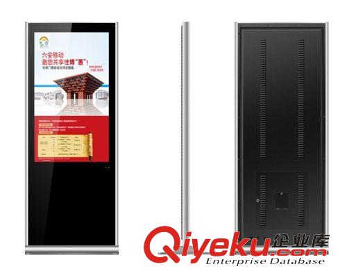 立式廣告機 55寸單機/網(wǎng)絡(luò)wifi版 室內(nèi)液晶蘋果款高清超薄 落地立式廣告機原始圖片3