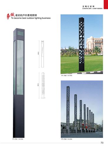 景觀戶外非標燈具 廠家直銷不繡鋼鐵制品藝術非標景觀燈庭院燈原始圖片3