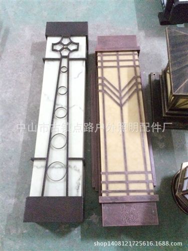 柱頭燈 定制庭院燈壁燈柱頭燈草坪燈圍墻燈不繡鋼鐵制品鋁制品原始圖片2