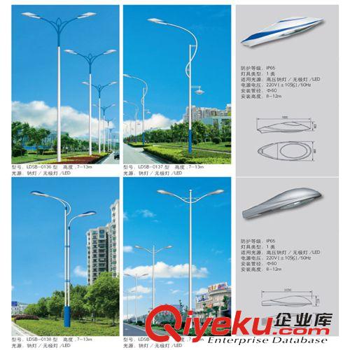道路照明燈 供應(yīng)雙臂路燈 戶外照明雙臂路燈 精品雙臂路燈 2014新品原始圖片3