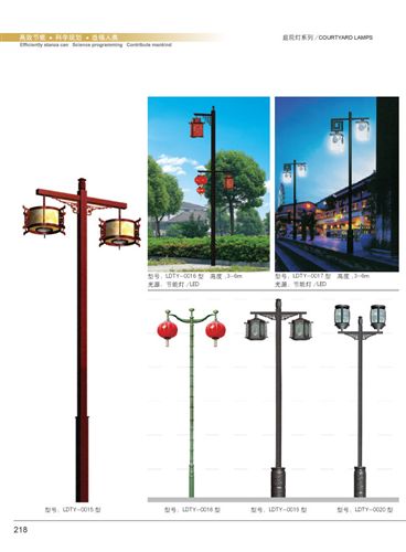 庭院燈 供應各式led燈 led照明路燈太陽能街燈 庭院燈批發(fā)原始圖片2