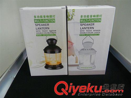 創意音箱 多功能復古提燈音箱，觸控LED帶鋰電池U盤mp3播放器插卡音響批發原始圖片3