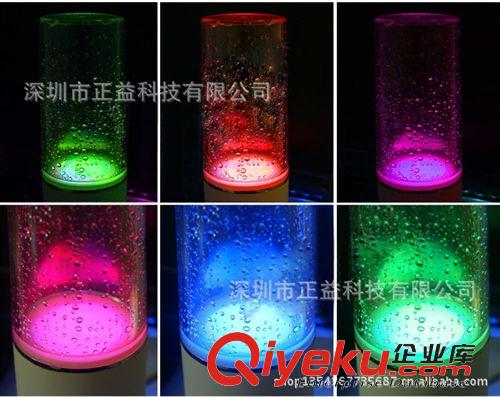 創(chuàng)意數(shù)碼禮品 批發(fā)創(chuàng)意臺燈迷你LED臺燈音箱時尚觸控調(diào)光噴水音響觸摸音箱原始圖片3