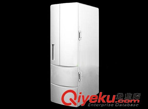 創(chuàng)意數(shù)碼禮品 辦公必備可制冷制熱迷你USB冷熱柜，冷熱兩用便攜USB數(shù)碼產(chǎn)品冰箱原始圖片2