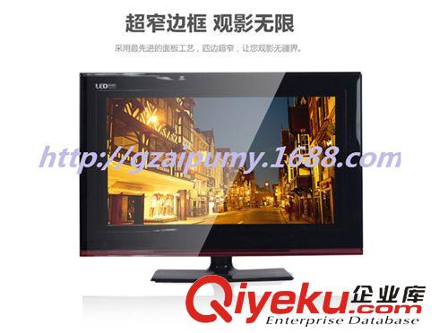 LED液晶電視 工廠供應出口 黑色款19寸-27寸 LED液晶電視 USB HDMI 高清接口