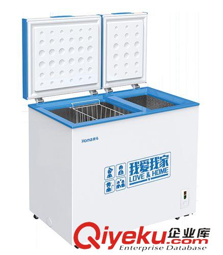 家用冷柜 熱銷新品奧馬BC BD-161關門藍變溫冷柜 1級保險冷藏家用制冷設備