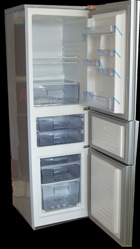 三門冰箱 熱銷奧馬BCD-212DBAKJ三門冰箱 2色可選家用電器 大冰箱 廠家供應原始圖片2