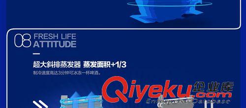 三門冰箱 奧馬三門冰箱BCD-216DBA幻彩銀  連續6年出口歐盟{dy}原始圖片3