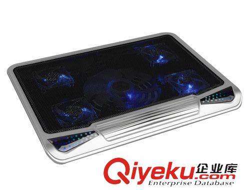 筆記本散熱器 2013新品 iDock NC5 雙大眼睛時尚炫酷5風(fēng)扇平板式筆記本散熱器原始圖片2