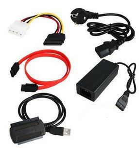 電腦周邊產(chǎn)品 電腦配件批發(fā) USB TO IDE/SATA USB轉串口/并口 三用IDE 帶電源