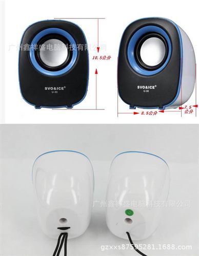 低音炮subwoofer&小音箱Speaker 索威科 U-33 臺(tái)式筆記本兩用電腦音響 音箱 usb供電迷你小音箱原始圖片3