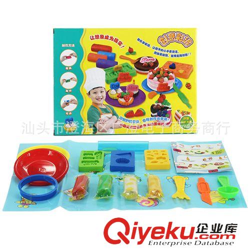 彩泥與寫字板 3D彩泥超輕過家家廚房玩具蛋糕cake套裝兒童益智玩具淘寶地攤熱賣原始圖片2