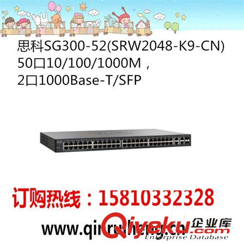 思科交換機(jī) 思科（Cisco）SG300-52（SRW2048）48口千兆全網(wǎng)管交換機(jī)