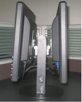 雙面液晶顯示器 雙屏 雙面 兩面 兩用液晶顯示器