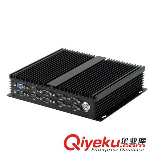 嵌入式工控機 無風扇工控機 1037U雙VGA雙千兆網卡10COM 嵌入式壁掛工業電腦