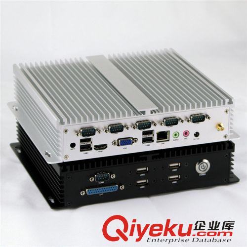 嵌入式工控機 酷睿i3迷你無風扇工控機 嵌入式壁掛工業電腦服務器 RS422/485原始圖片3