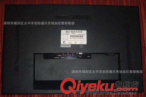 安防液晶監(jiān)視器 22寸液晶顯示器/安防工程專用/BNC/VGA/HDMI 高清接口 掛墻安裝