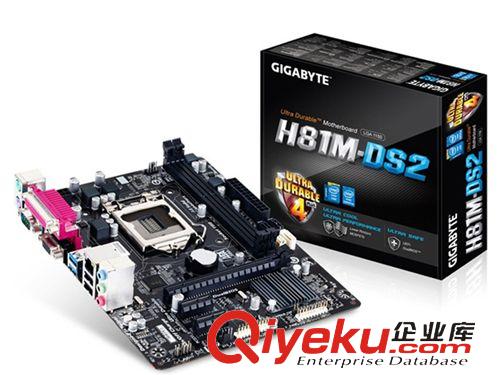 電腦主板 Gigabyte/技嘉 H81M-DS2 全固態(tài)電容LGA1150主板 帶打印口 zp