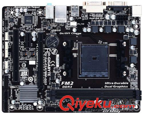 電腦主板 Gigabyte/技嘉 F2A78M-DS2 電腦主板 FM2+ FM2 全新zp