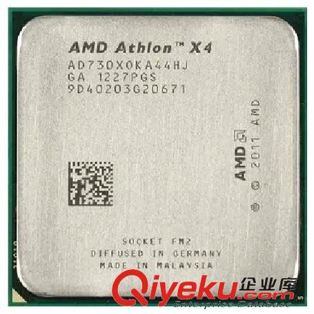 CPU AMD 速龍2 X4 730 CPU  FM2四核 全新散片