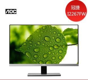 顯示器 Aoc/冠捷 I2267FW 液晶顯示器 小22寸IPS屏超薄窄邊 全新zp